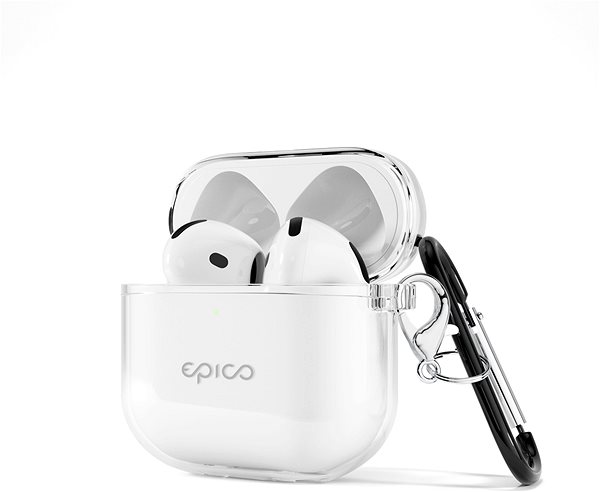 Headphone Case Epico Transparent Cover AirPods 4/4 (ANC)/5 - white transparent ...