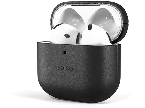 Headphone Case Epico Leather Case AirPods 4/4 (ANC)/5 - Black ...