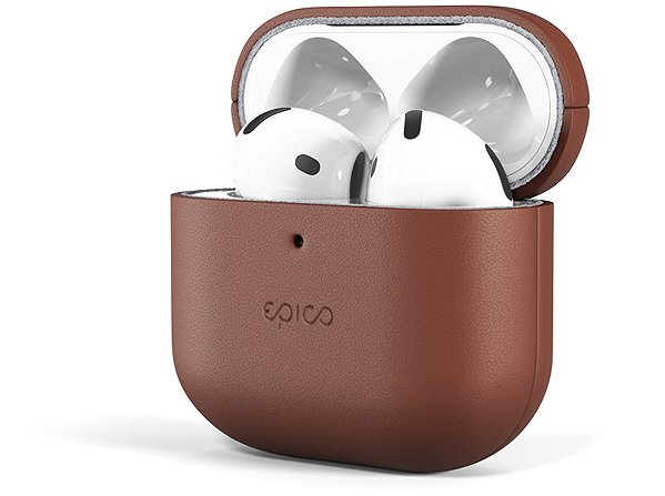 Headphone Case Epico Leather Case AirPods 4/4 (ANC)/5 - brown ...