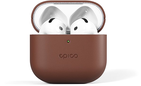 Headphone Case Epico Leather Case AirPods 4/4 (ANC)/5 - brown ...