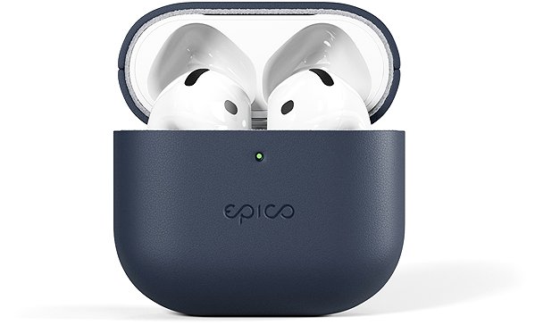 Headphone Case Epico Leather Case AirPods 4/4 (ANC)/5 - blue ...