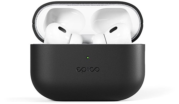 Headphone Case Epico Leather AirPods Pro 3 Case - Black ...
