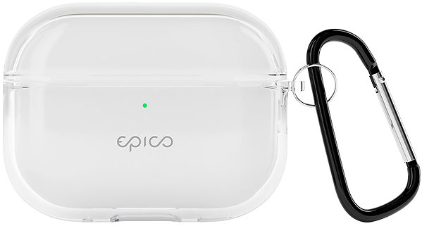 Headphone Case Epico Transparent Case with Carabiner AirPods Pro 3 - White Transparent ...