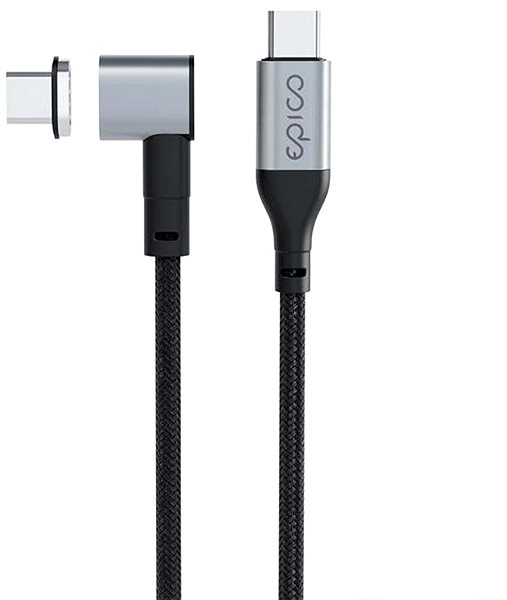 Data Cable Epico Magnetic Braided USB-C to USB-C Data Cable - Grey ...