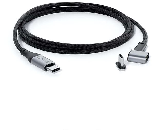 Data Cable Epico Magnetic Braided USB-C to USB-C Data Cable - Grey ...