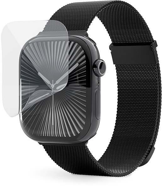 Schutzfolie Epico Hero Shield für Apple Watch 10/11 - 46mm, 2er-Set.