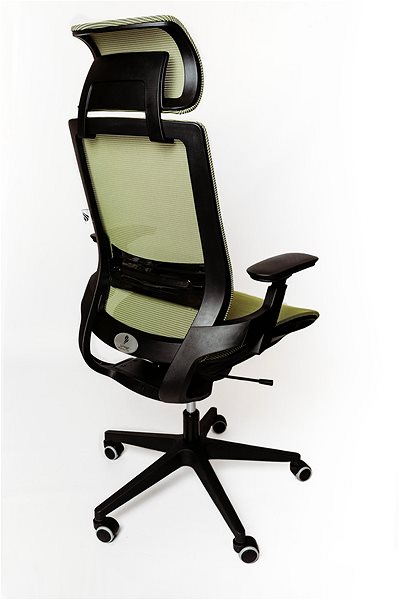 Kancelárska stolička SPINERGO Optimal olivová Zadná strana