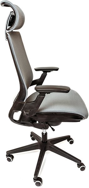 Office Chair SPINERGO Optimal Grey Lateral view