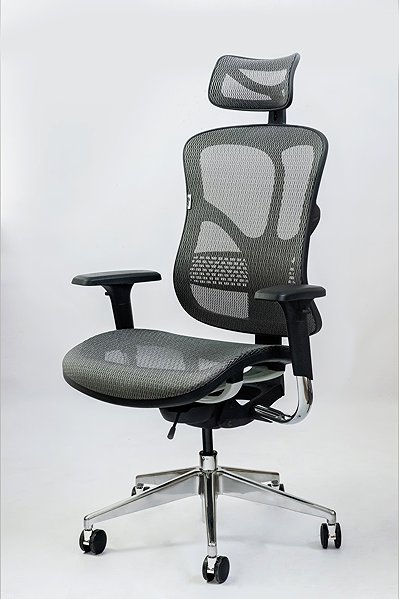 Irodaszék Spinergo Business, fekete Oldalnézet