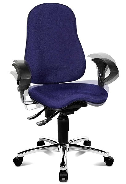 Bürostuhl TOPSTAR Sitness 10 blau ...