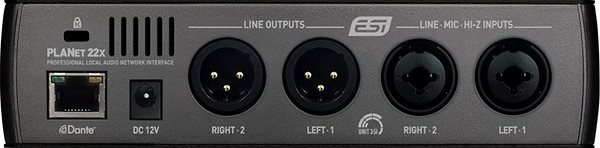 External Sound Card  ESI Planet 22x Connectivity (ports)