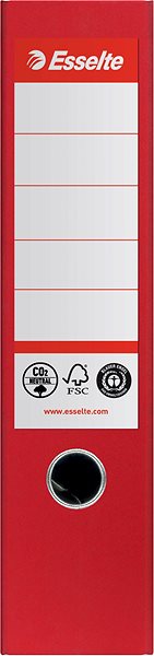 Ring Binder Esselte No. 1 Co2 Neutral A4 75mm Red Screen