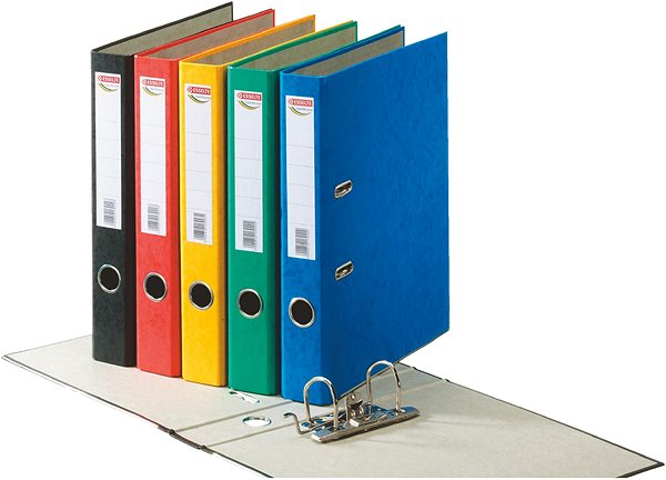 Ring Binder Esselte Rainbow A4 50mm Blue Features/technology