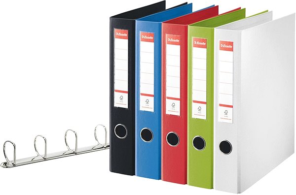Ring Binder Esselte Vivida A4 60mm White Features/technology