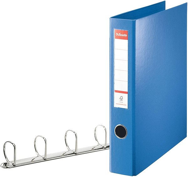 Ring Binder Esselte Vivida A4 60mm Blue Lateral view