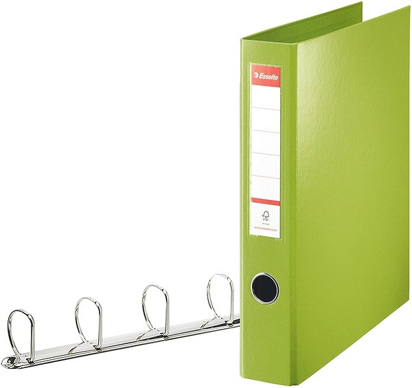 Ring Binder Esselte Vivida A4 60mm Green Lateral view