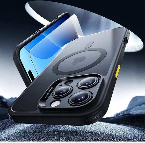 Handyhülle ESR Classic Pro Case (HaloLock) Set, Compatible with iPhone 16 Pro, Frosted Black ...