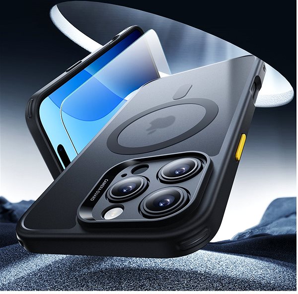 Handyhülle ESR Classic Pro Case (HaloLock) Set, Kompatibel mit iPhone 16 Pro Max, Frosted Black ...