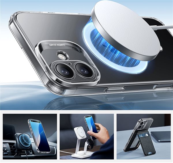 Telefon tok ESR Zero Clear Case (HaloLock) iPhone 16 Plus Clear tok ...