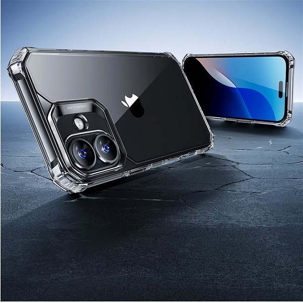 Handyhülle ESR Air Armor Clear Case, Compatible with iPhone 16, Clear ...