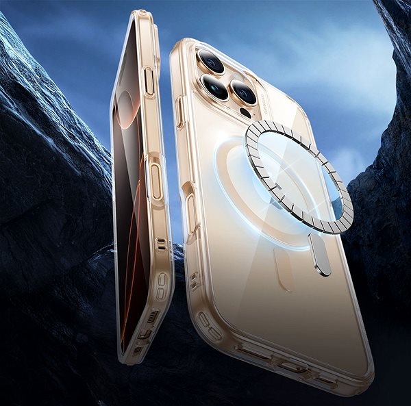 Handyhülle ESR Classic Hybrid Case (HaloLock), Compatible with iPhone 16 Pro Max, Rose Gold Accent ...