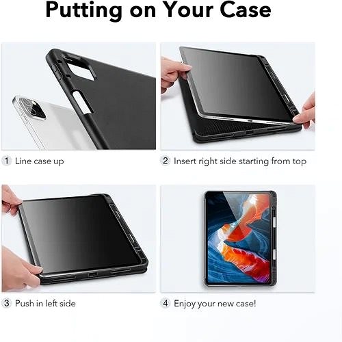 Tablet Case ESR Rebound Pencil Black iPad Pro 12.9