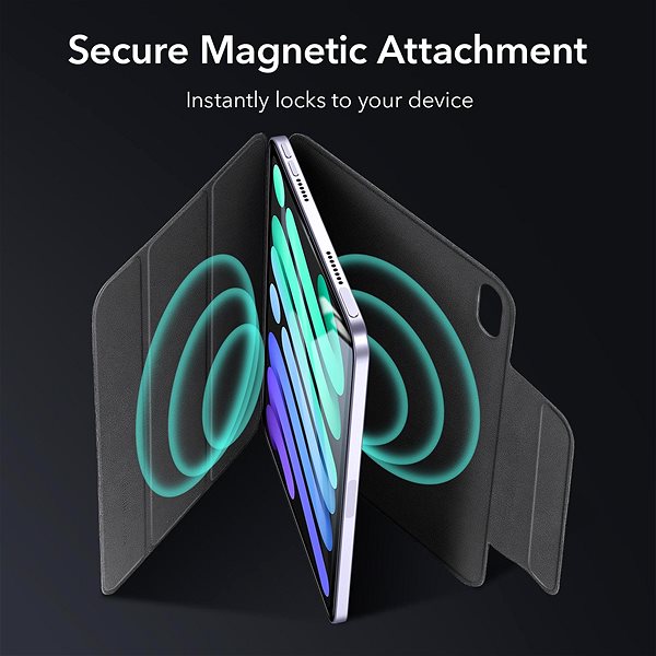 Tablet-Hülle ESR Rebound Magnetic Case Black iPad mini 6 Mermale/Technologie
