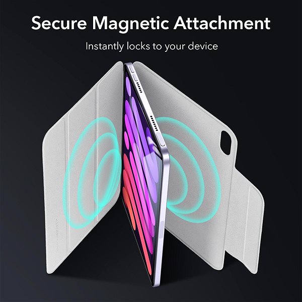 Tablet Case ESR Rebound Magnetic Case Silver iPad mini 6 Features/technology