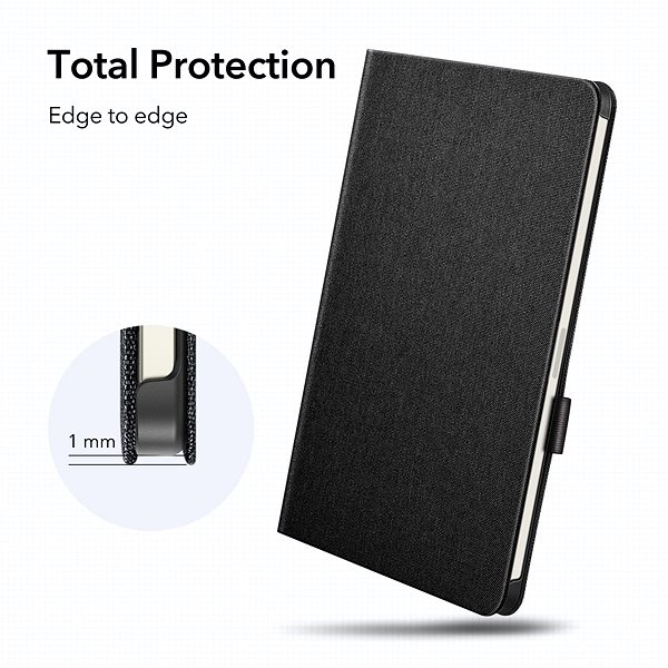 Tablet tok ESR Urban Folio Case Black iPad mini 6 Jellemzők/technológia