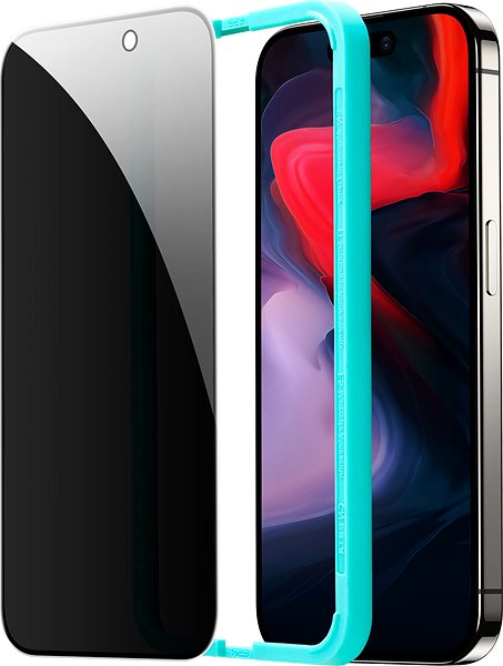 Glass Screen Protector ESR Tempered-Glass Privacy Screen Protector, Compatible with iPhone 15 Pro Max ...