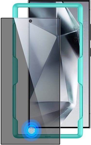 Glass Screen Protector ESR Tempered-Glass Privacy Screen Protector, Compatible with Galaxy S24 Ultra ...