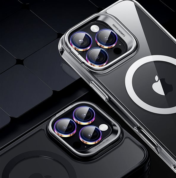 Glass Screen Protector ESR Armorite Camera Lens Protectors, Compatible with iPhone 16 Pro/16 Pro Max/15 Pro/15 Pro Max/14 P ...