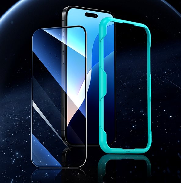 Glass Screen Protector ESR Tempered-Glass Screen Protector, Compatible with iPhone 16, 3 Pack ...