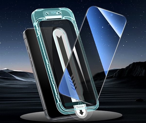 Glass Screen Protector ESR Privacy Screen Protector, Compatible with iPhone 16 Pro Max, 3 Pack ...