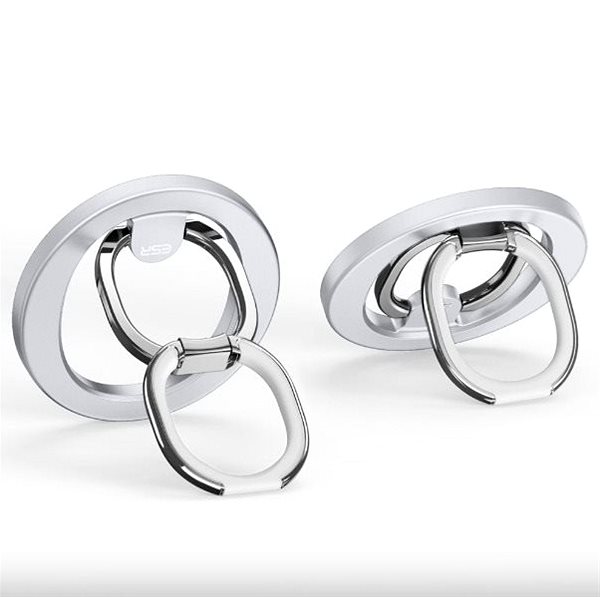 Phone holder ESR HaloLock Ring Stand - Silver ...