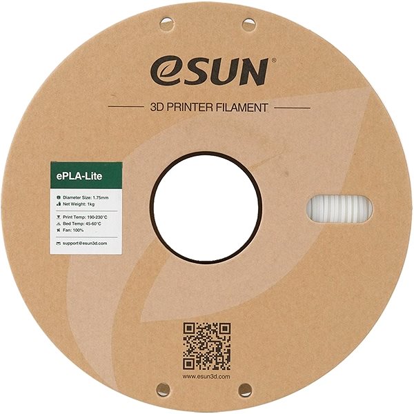Filament eSUN ePLA-Lite 1kg White ...