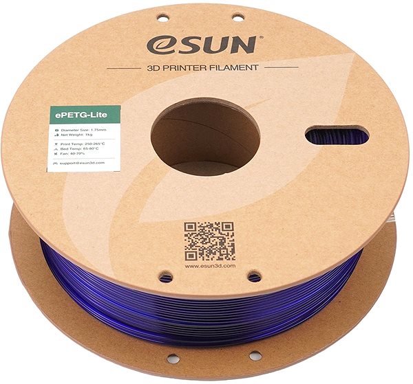 Filament eSUN ePETG-Lite Blue 1kg ...