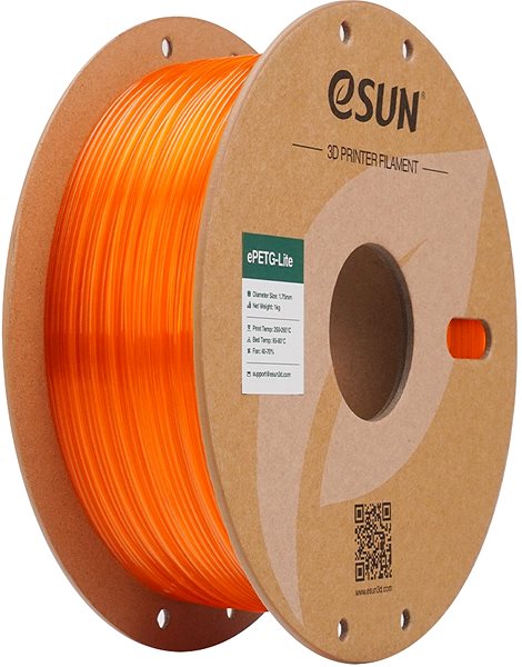 Filament eSUN ePETG - Lite Orange 1kg ...
