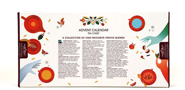 English Tea Shop Tea chest white tea advent calendar .