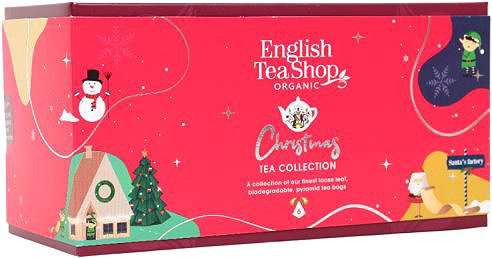 Tea English Tea Shop Christmas tree, 6 figures, 6 pyramids, Red Magic .