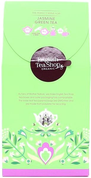 Čaj English Tea Shop Papierová katedrála Zelený čaj s jazmínom, 15 pyramídok ...