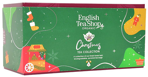 Tea English Tea Shop Christmas tree, 6 figures, 6 pyramids, Green Magic .
