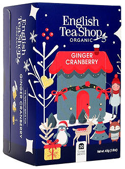 Tea English Tea Shop Ginger and cranberries, 20 sachets .