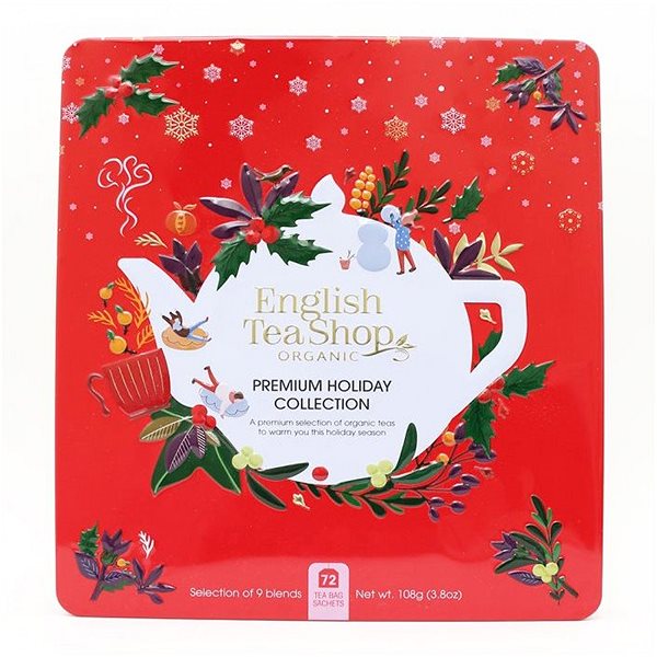 Čaj English Tea Shop Prémiová červená darčeková kolekcia 108 g, 72 ks bio ETS72 ...
