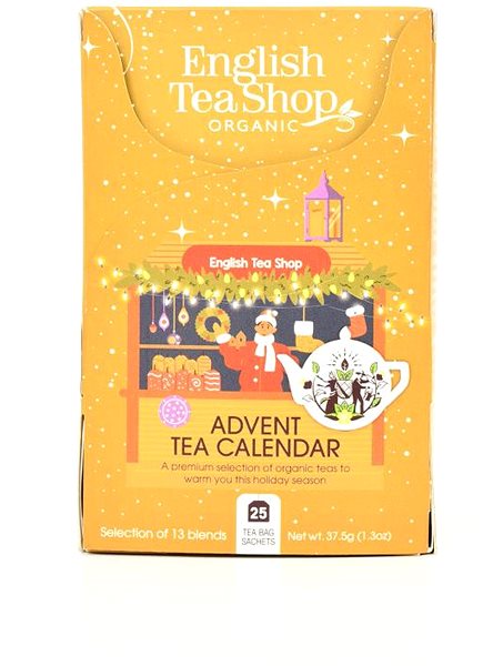 Tea ETS Gold Advent Calendar 25 bags organic .