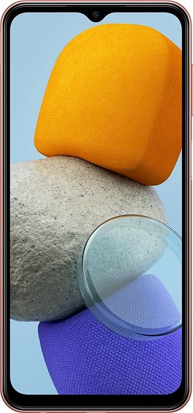 Mobiltelefon Samsung Galaxy M23 5G 4 GB/128 GB narancsszín Képernyő