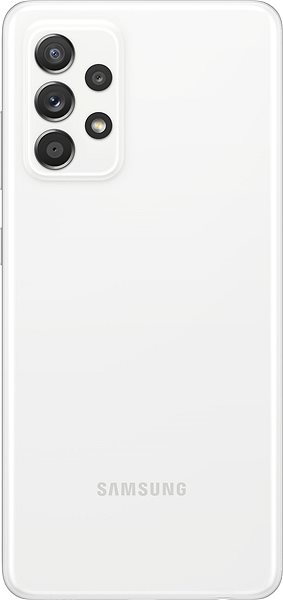 Handy Samsung Galaxy A52 weiß Rückseite