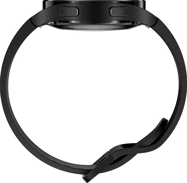 Smartwatch Samsung Galaxy Watch 4 - 40 mm LTE schwarz - EU-Vertrieb Seitlicher Anblick