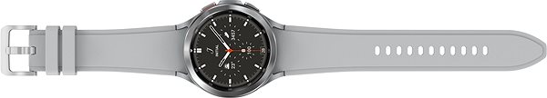 Smartwatch Samsung Galaxy Watch 4 Classic - 46 mm LTE silber - EU-Vertrieb Seitlicher Anblick