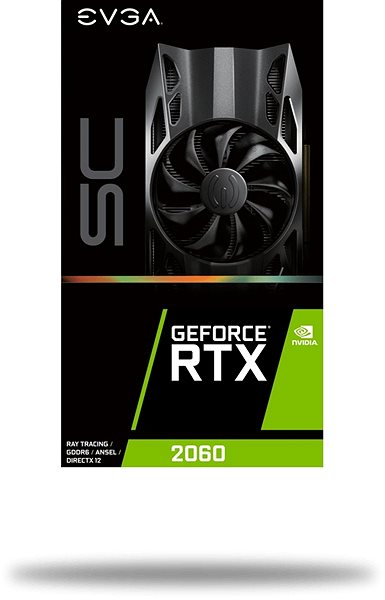 Graphics Card EVGA GeForce RTX 2060 SC OVERCLOCKED Packaging/box